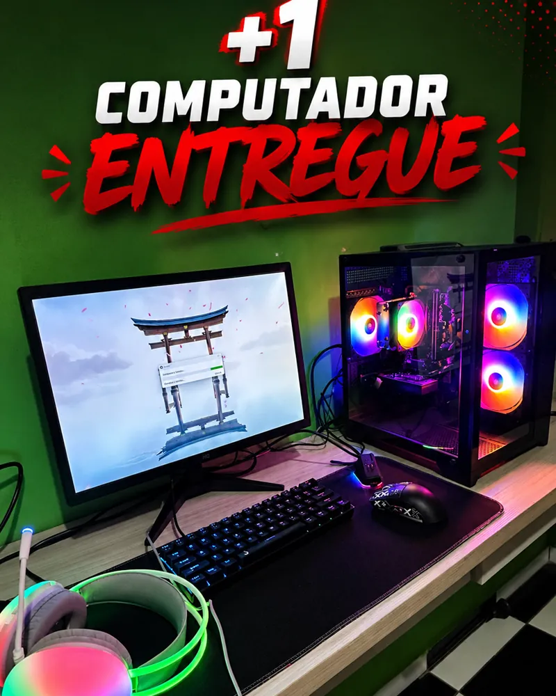 Setup completo entregue pela Rage Eletronics
